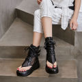 Ladies Sandals Hollow-Out Gladiator Sandals Women Flat Shoes Open Toe Summer Cool Boots. 