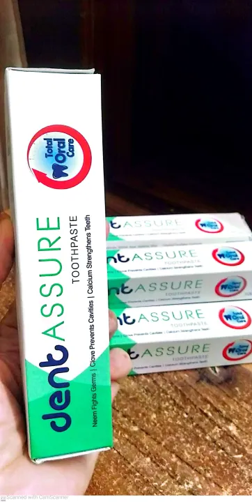 Dent%20Assure%20Toothpaste%20%20with%20Neem%20Clove%20&%20Calcium.%20100g.%20India.%20-%20Image%205