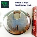 90/100 mm 10 livers Shatter lock/ Tala. specially made for Heavy duty shutter security.. 