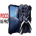 POCO X6 PRO 5G Cooling Bumper Case Luxury Powerful Screw Frame Metal Cover For Xiaomi POCO X6 PRO 5G X6PRO Aluminum Cases. 