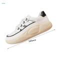 Chunky Platform Sneakers for Women Casual Shoes Nonslip Thick Soled Comfortable Female Summer Shoes Women Trainers for Running Sports Ladies , White, 39.