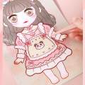 Princess Change Costume Stickers Sticker Activity Book Learning Toy, Colorful Princess Sticker Book for Age 3+ Girls Party Favors. 