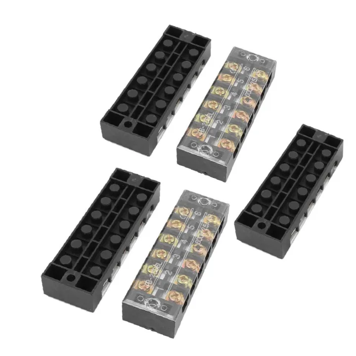 Terminal%20Block%20With%20Cover%20Connector%20TB-2506%20600V%2025A%206-Pole%20Double%20Row%20Screw%20Fixed%20Barrier%20Wire%20Crimp%206%20Position%20Panel%20Mount%20-%20Image%206