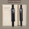 Adjustable Elastic Band Pen Clip Creative Business Notebook Pen Holder BAWEI.