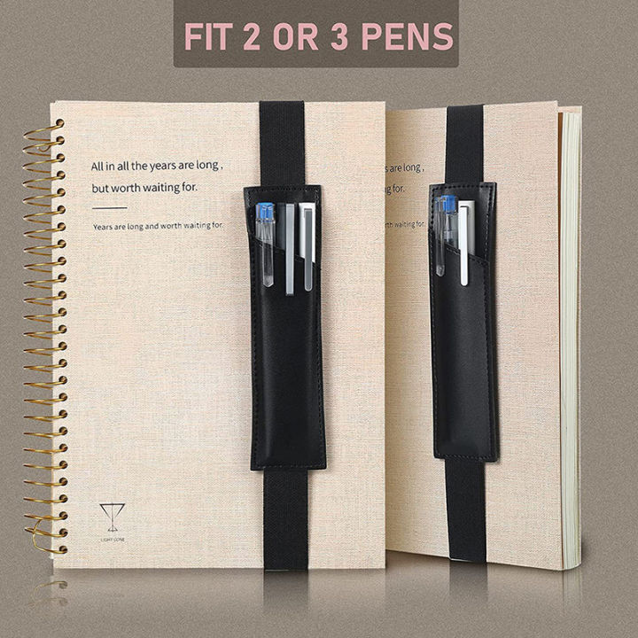Adjustable%20Elastic%20Band%20Pen%20Clip%20Creative%20Business%20Notebook%20Pen%20Holder%20BAWEI%20-%20Image%202