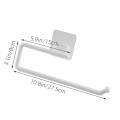 Kitchen Paper Roll Holder Towel Rack Cabinet Rag Rack Bathroom Storage Rack Household.