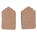 100 Pcs Kraft Paper Label Price Wedding Party Gift Card Packaging Labels.
