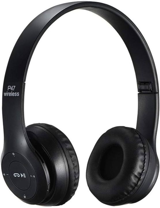 NCR%20P47%205.0+%20EDR%20Wireless%20Rechargeable%20Bluetooth%20Over-Ear%20Headphones,%20Foldable%20Headset%20with%20Mic%20-%20Image%202