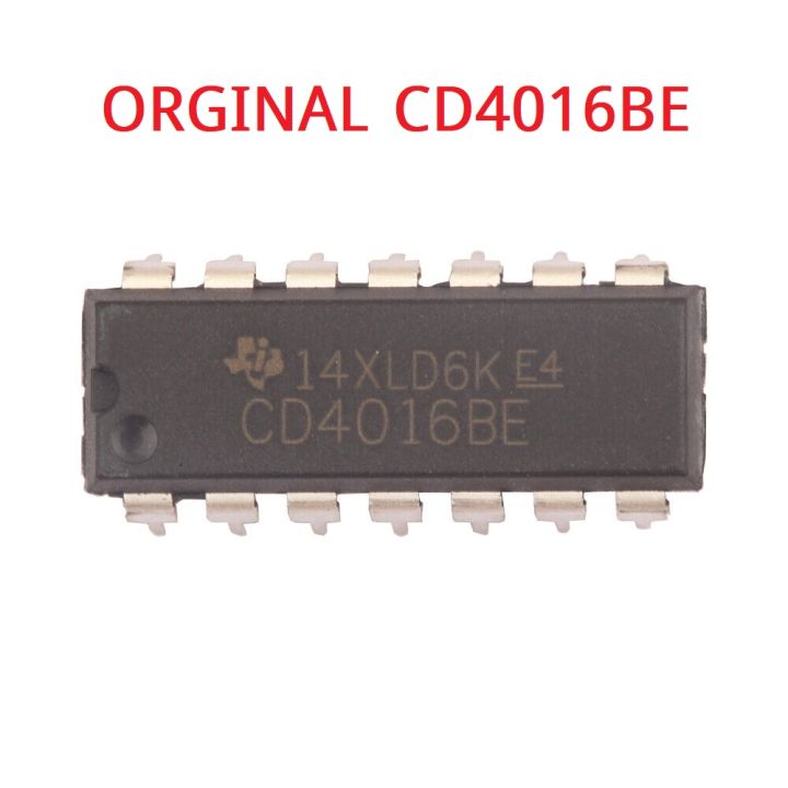 A CLASS CD4016BE IC CD4016 4016 4-Channel Analog Switch DIP 14 Pin Leads IC