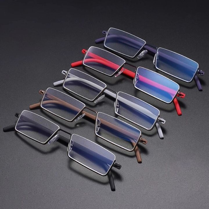 German%20Quality%20TR%2090%20Reading%20Glasses%20Men%20Half%20Frame%20Prescription%20Eyeglasses%20Male%20Female%20Eyewear%20with%20Case%20-%20Image%204