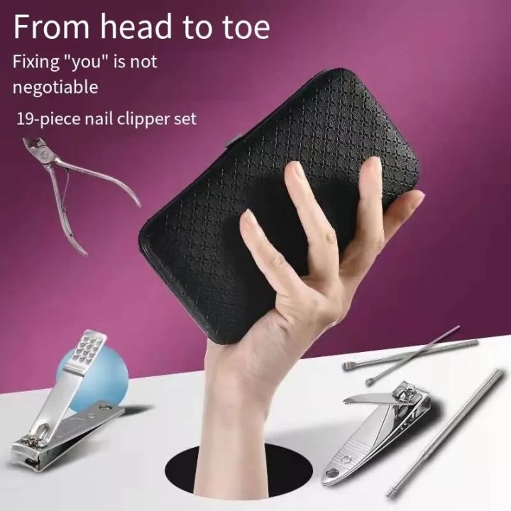 19PCS%20Nail%20Clipper%20Set%20Stainless%20Steel%20Manicure%20Cutter%20Trimmer%20Ear%20Spoon%20Nail%20Clipper%20Professional%20Pedicure%20Nail%20Scissors%20Tool%20Abandon%20Abandon%20-%20Image%206