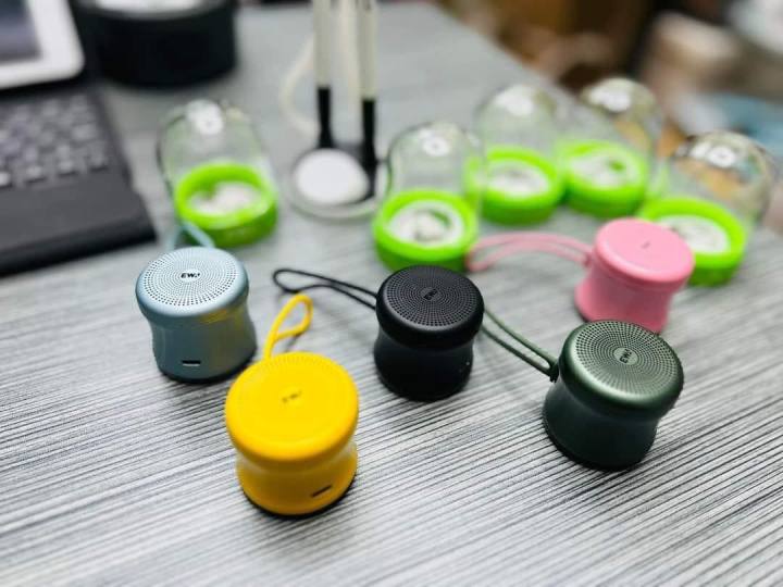 EWA A119 Mini Bluetooth Speaker with Lanyard, Small Speaker with Bass ...