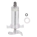 Plastic Steel Durable 30ML Copper Head Animal Feeding Syringe Medication Tube Pet Livestock Injection. 
