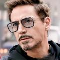 Avengers Iron man Glasses Endgame Tony Stark Square Sunglasses. 