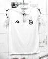 Argentina Short Sleeve Collar Football Jersey - Authentic Apparel For Passionate Argentina Fans.