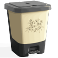 Tidy-Dustbin-Clean Bin-Cream-20L.