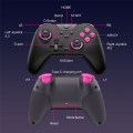 Steam RGB Hall Effect Joystick Wireless Gaming Controller Bluetooth Gamepad for Switch for PC Phone TV. 