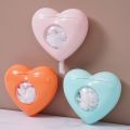 Heart Shape Wrap Storage Box Cling Film Organization Wall-mounted Dustproof BoxFood Cover Plastic Wrap Rack Home Kitchen Storage. 