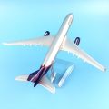 【Lejia】JASON TUTU Plane Model Airplane Model Turkey Boeing 777 Diecast Metal 1:400 Emirates Airbus A380 Airplanes. 