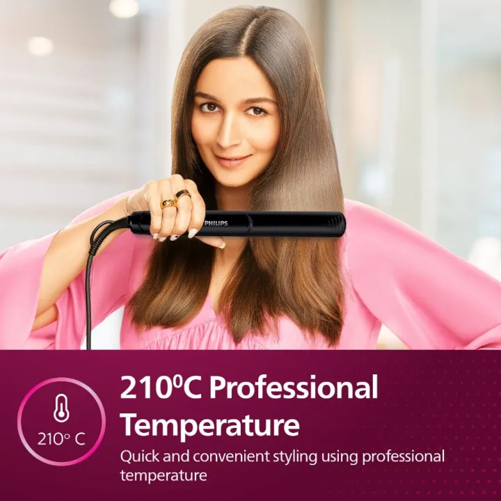 Philips%20HP8302/06%20Selfie%20Hair%20Straightener%20%E2%80%93%20SilkPro%20Care,%20Ceramic%20Plates,%20210%C2%B0C%20Fast%20Heat%20Up%20(Official%20Philips%20Product)%20-%20Image%206
