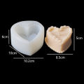 Love Heart Shape Cake Candle Mold Fondant Cake Aromatherapy Candle Making Mould Mzea. 