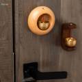 Shopkeepers Door Opening Hanging Decoration Rustic Wooden Door Bell for Office. 
