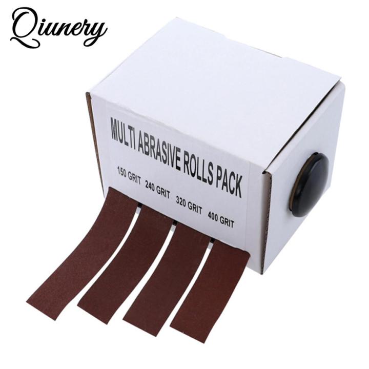 Sandpaper Box 4 Sizes X6m 150 240 320 400 Grit Suitable For Grinding Polishing Woodworking Tools