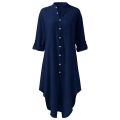Sexy & Elegant Midi Shirt Dress for Women – Perfect for Summer & Beach Days.