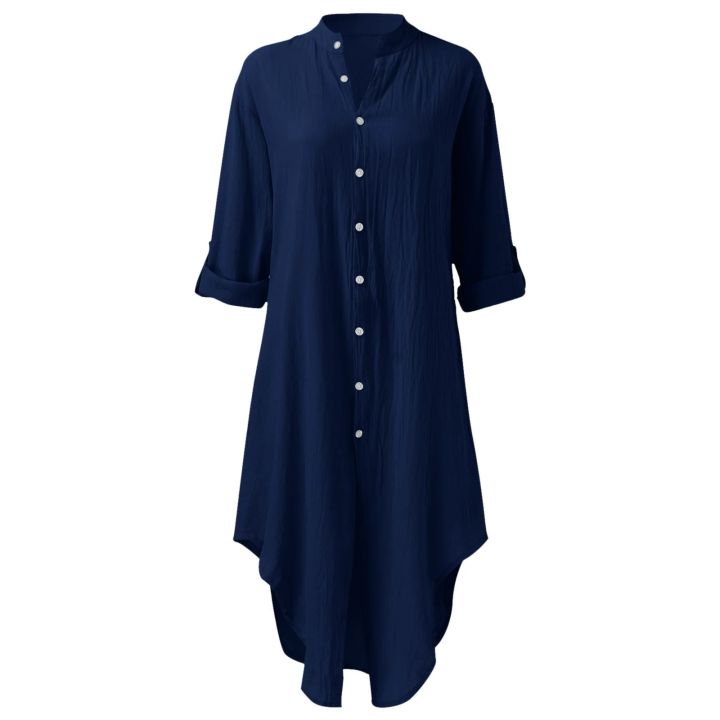 Sexy%20&%20Elegant%20Midi%20Shirt%20Dress%20for%20Women%20%E2%80%93%20Perfect%20for%20Summer%20&%20Beach%20Days%20-%20Image%206