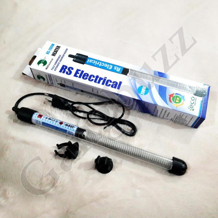 View of RS Electrical Aquarium Heater (200 Watt) - Aquarium Automatic Heater ...