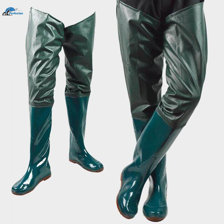 Nylon%20Fly%20Coarse%20Fishing%20Hip%20Waders%20With%20Boots%20Wading%20Sock%20Boots%20Stocking%2037%20-%20Image%205