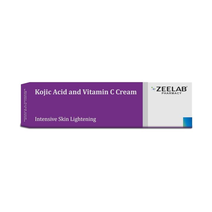 Zeelab Kojic Acid 2% and Vitamin C Cream (20g Tube Each)