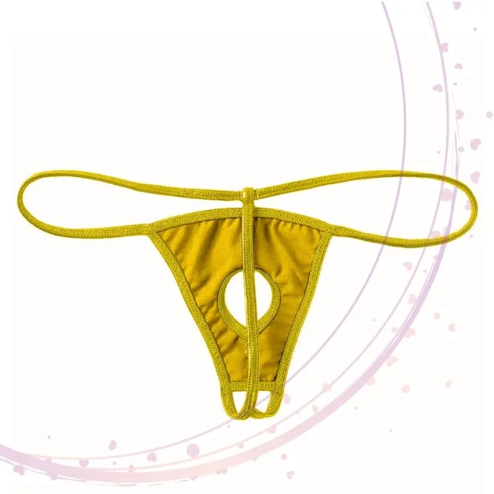 Mens Sexy G-String Panties Stylish & Fashionable Low Rise Briefs Thong Underpants Lingerie From Charu Closet / T-Back Panty Shorts Underwear Funny Thongs For Mens With Premium Packaging (Free Size)