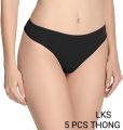 Panty For Women Set 6 PCS Cotton Underwear Summer Breathable Stretch Elastane Comfort Fit Lingerie Set Soft Daily Wear Multiple Color.
