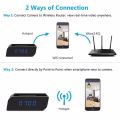 WiFi Camera 1080p Motion Detection Digital Clock Portable Rechargeable Night Vision 64GB. 
