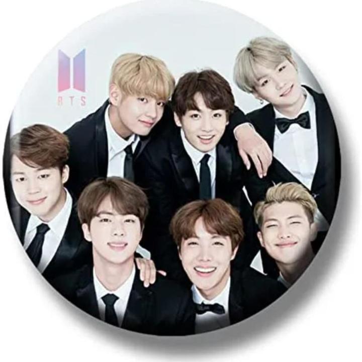 6pcs BTS batch/BTS batches/BTS pink batch/BTS Bangtan Brooch Pin For Clothes Backpack Decoration