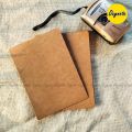 OXYNOTE A5 & A6 Size Brown Card - Round Corner - 400 GSM. 
