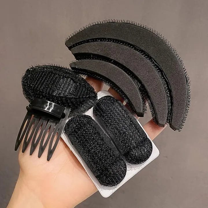 Reusable%20Hair%20Fluffy%20Pads%20Sponge%20Hair%20Base%20Styling%20Insert%20Tool%20Hair%20Puff%20Magic%20Clip%20Hair%20Donut%20Bun%20Maker%20Root%20Pad%20Hair%20Clip%20Set%20-%20Image%202
