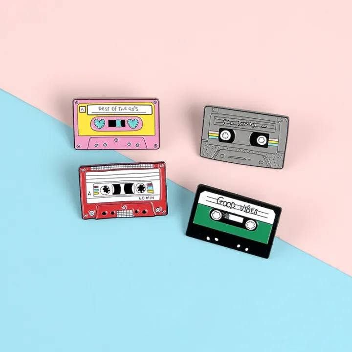 Musical%20Instrument%20Serie%20Enamel%20Pin%20Tape%20Piano%20Guitar%20Recorder%20Earphone%20Phonograph%20Music%20Brooch%20Lapel%20Badge%20Fashion%20Jewelry%20Gift%20-%20Image%205