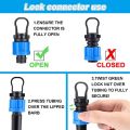 JAERBEE 12 Pcs Drip Irrigation Tubing End Cap Plug 1/2 Inch Universal End Cap Fitting, Compatible with 16-17mm Drip Tape Tubing. 