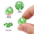 10 Pcs Marbles 16mm glass marbles Knicker glass balls decoration color nuggets toy transparent. 