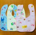 Baby Bib Fashionable Cotton Bibs For Baby - 1 Pcs (Colour As Per Stock). 