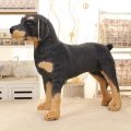 Lifelike Dog Plush Toy 70cm Giant Realistic Animals Stuffed Rottweiler Dog Plush Toys Home Decoration Gift For Children. 