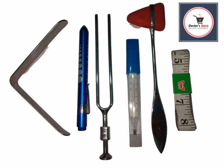 Instrument%20Set%20for%20Medical%20Student,%20Doctors%20and%20MBBS%20Student%20-%20Hammer,%20Tuning%20Fork,%20Tounge%20Depressor,%20Thermometer,%20Tape%20,Cotton,%20Pen%20torch%20-%20Image%202