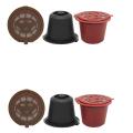 6 Pcs Refillable Reusable Espresso Capsule for Nespresso Coffee Machine Reusable Capsule Refill Empty Capsule.