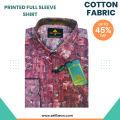 Full Sleeve Shirt All over Printed Men's Casual Long T-Shirt for All Seasons Comfortable Fit Fashionable Print.