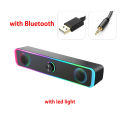Bluetooth Speaker 4D Surround Soundbar Wired Computer Speakers Stereo Subwoofer Sound Bar for Laptop PC Theater TV Aux 3.5mm. 