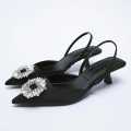 New Classical Fashion Ladies Famous Designer High Heels Girls Wear Resistant Comfortable Heeled Sandals.