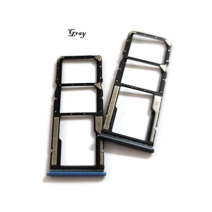 Sim Tray Holder For Xiaomi Redmi 10 / 10 2022 Prime SIM Tray Slot Holder Adapter Socket Repair Parts