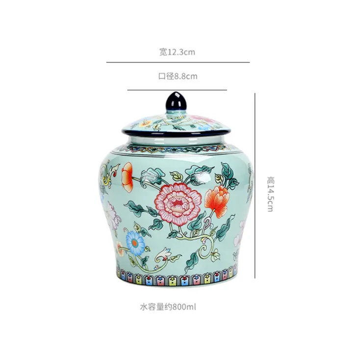 Enamel%20General%20Jar%20Painted%20Flowers%20Moisture-proof%20Sealed%20Tea%20Jar%20Art%20Crafts%20Ornaments%20Sundries%20Storage%20Box%20Home%20Decoration%20Gifts%20Amour%20zii%20-%20Image%206